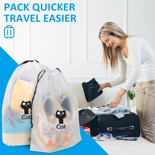Shoe Bag Cover for Shoe Storage & Travelling Drawstring Bags Waterproof
