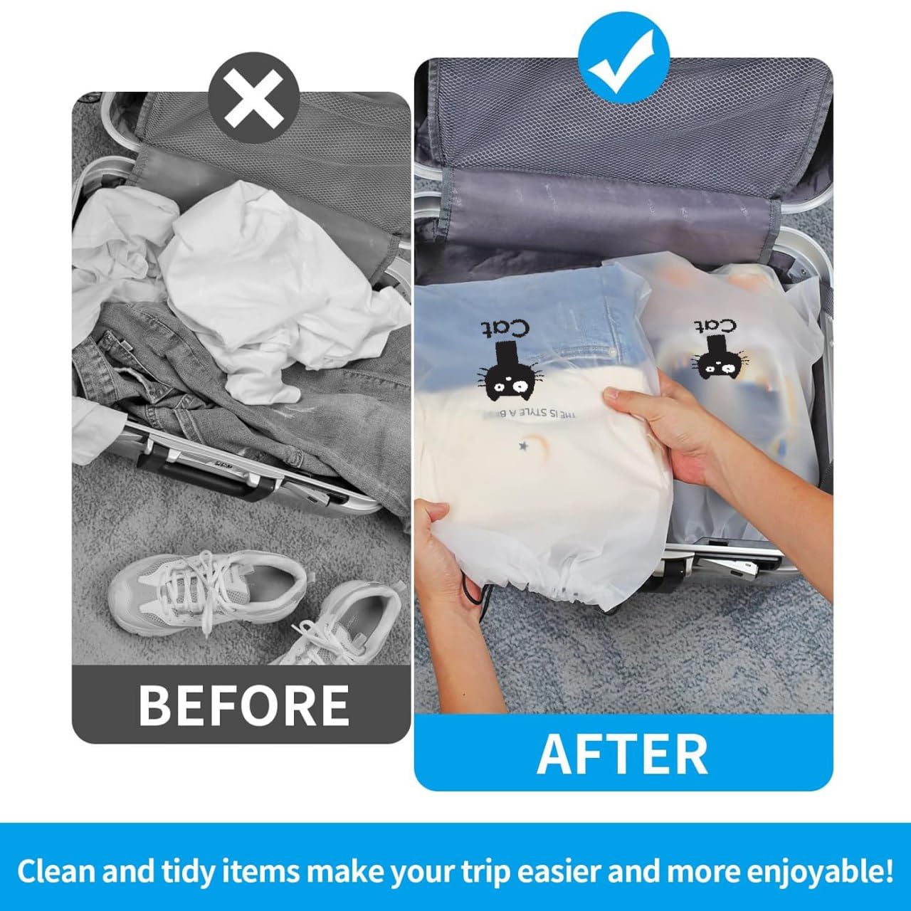 Shoe Bag Cover for Shoe Storage & Travelling Drawstring Bags Waterproof