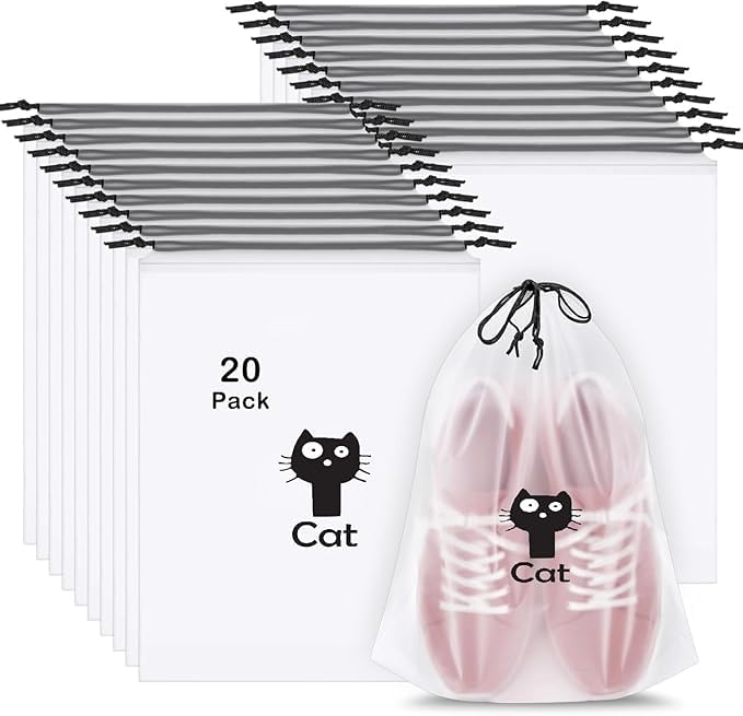 Shoe Bag Cover for Shoe Storage & Travelling Drawstring Bags Waterproof
